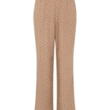 Modström Preloved Talle print pants - Camel Polka