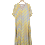 Modström Preloved Clementine print dress - Faded Stripe