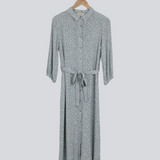 Modström Preloved Teddy print dress - Sage bloom