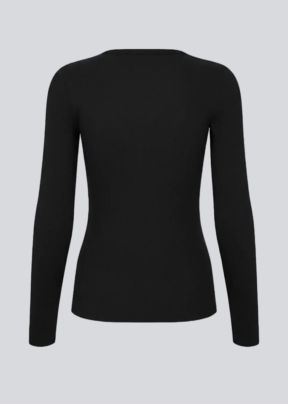 Basic black t-shirt in soft cotton rib with stretch. Igormd short t-shirt has a tight fit with short sleeves.&nbsp;