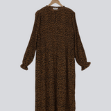 Modström Preloved Hitta print dress - Brown Leopard