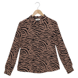 Modström Preloved Ibu print shirt - Mountain Zebra