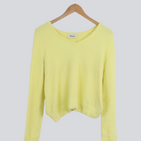 Modström Preloved CammyMD v-neck - Yellow Pear