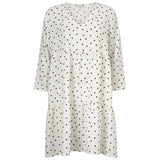 Modström Preloved Richie print dress - Off White Dot