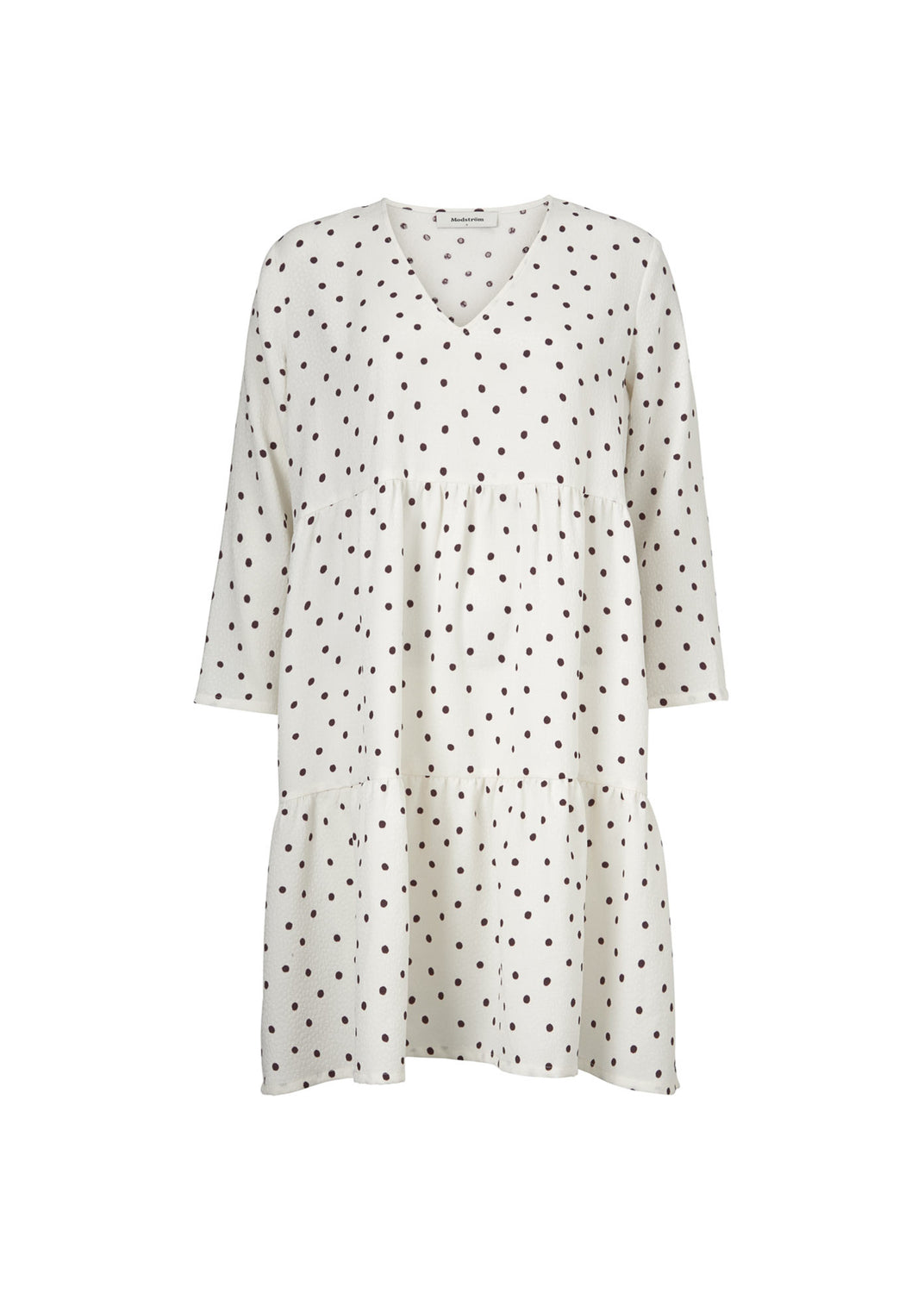 Modström Preloved Richie print dress - Off White Dot