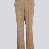 Modström Preloved Talle print pants - Camel Polka
