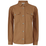 Modström Preloved Catalina shirt - Brown Oak
