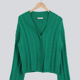 Modström Preloved AliceMD cardigan - Green Meadow