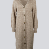 Modström Preloved Timme cardigan - Beige melange