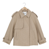 Modström Preloved EsmundMD twill jacket - Beige Twill Melange