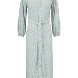 Modström Preloved Teddy print dress - Sage bloom