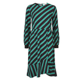 Modström Preloved Monet print dress - Candy stripe