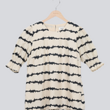 Modström Preloved PoemMD print top - Tie Dye Lines