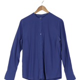 Modström Preloved Geo shirt - Cornflower