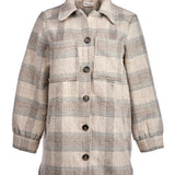Modström Preloved Tanja coatigan - Light Check