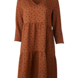 Modström Preloved Richie print dress - Brown dot
