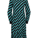 Modström Preloved Monet print dress - Candy stripe