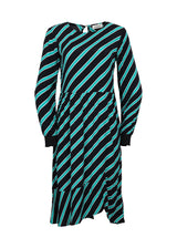 Modström Preloved Monet print dress - Candy stripe