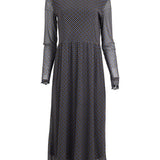 Modström Preloved Fairy print dress - Blue Camel Check