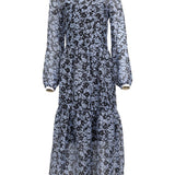 Modström Preloved Honny print dress - Buttercup Blue