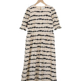 Modström Preloved PoemMD print dress - Tie Dye Lines
