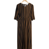 Modström Preloved AliciaMD print dress - Bold Sienna Stripe