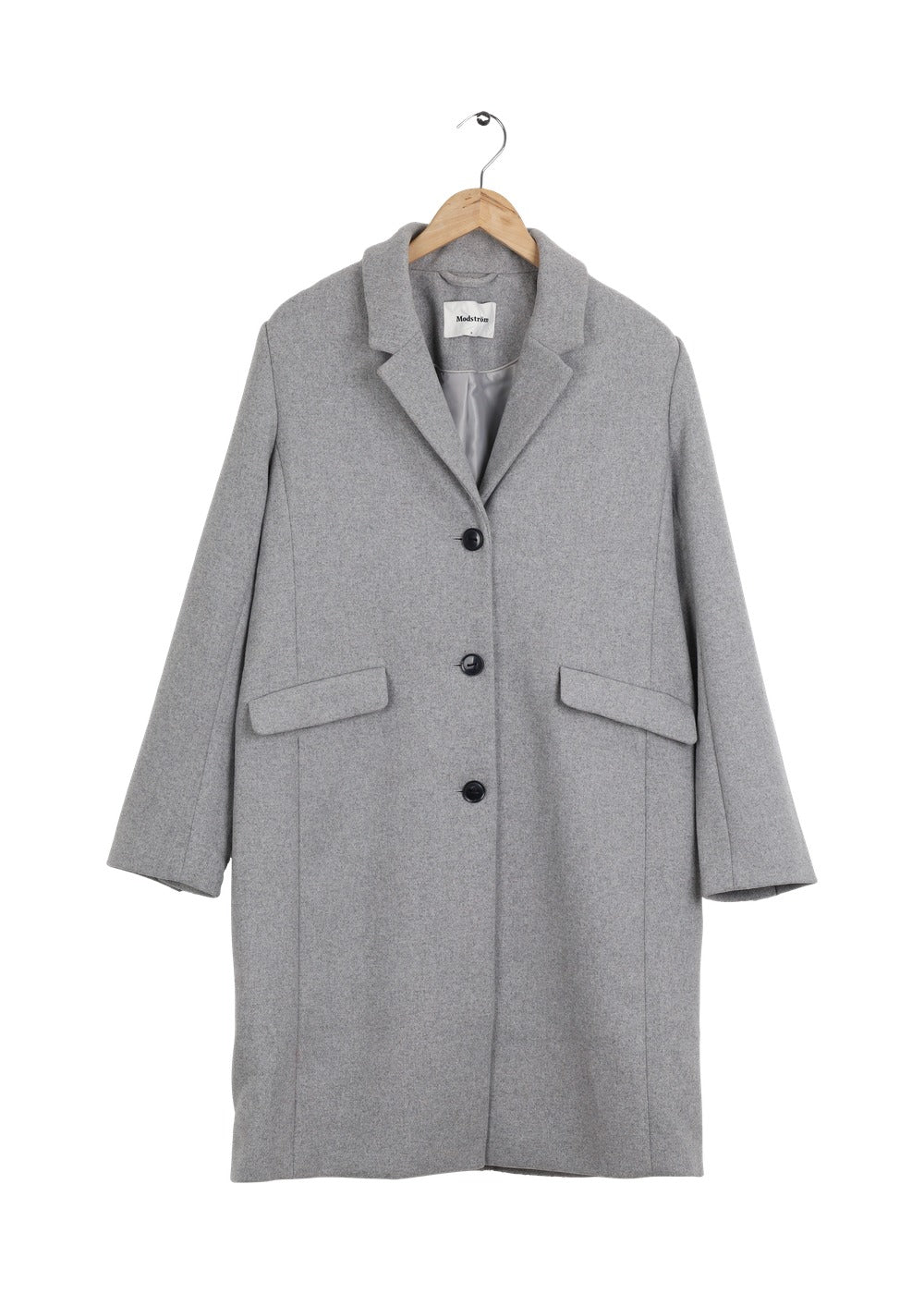 Modström Preloved Pamela coat - Grey Melange