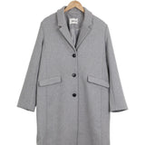 Modström Preloved Pamela coat - Grey Melange