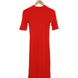 Modström Preloved Krown t-shirt dress  - Fire red