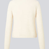 Fitted cardigan in soft knit. The TreeMD cardigan features a high collar and a front zipper – simple, functional, and easy to wear.
