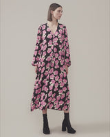 BibbieMD print dress - Cosmos Fleur