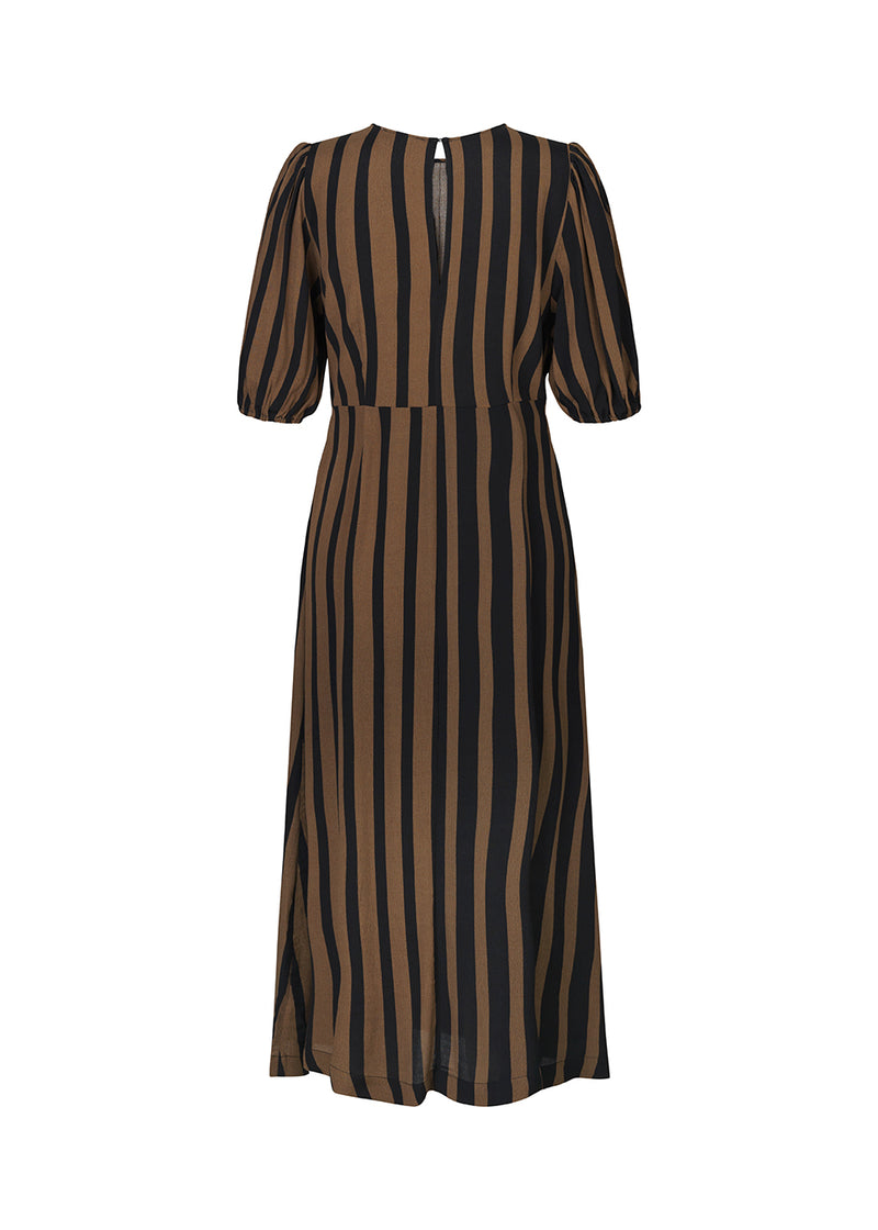 AliciaMD print dress - Bold Sienna Stripe