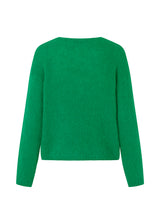 Easy knitted jumper in a soft mohair quality. BertyMD v-neck has a v-neckline and long sleeves with dropped shoulders. The shirt is slightly see-through.