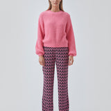 BorysMD print pants - Graphic Heart Cosmos Pink