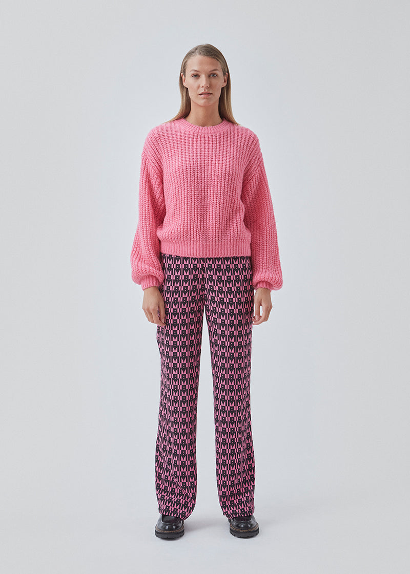 BorysMD print pants - Graphic Heart Cosmos Pink