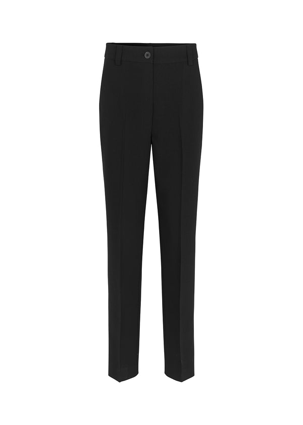 Gale straight pants is a menswear inspired style with straight, slim legs. The design of the pants is kept classic with pressfolds and a high waist. 