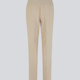 Gale straight pants in Powder Sand is a menswear inspired style with straight, slim legs. The design of the pants is kept classic with pressfolds and a high waist.