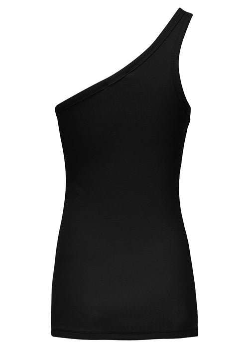 Comfortable, basic top in a soft cotton rib. Igor one shoulder top has a tight fit and asymmetrical strap, which makes the top perferct for a sporty look.
