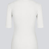 Short-sleeved t-shirt with a high neck. Krown t-shirt is in a nice rib quality and has a tight fit. A must-have basic styles in your waredrobe.