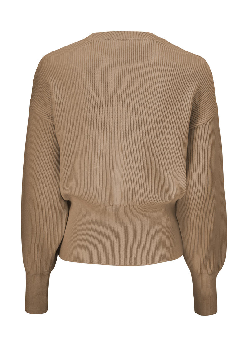 Lydia o-neck - Camel Dust