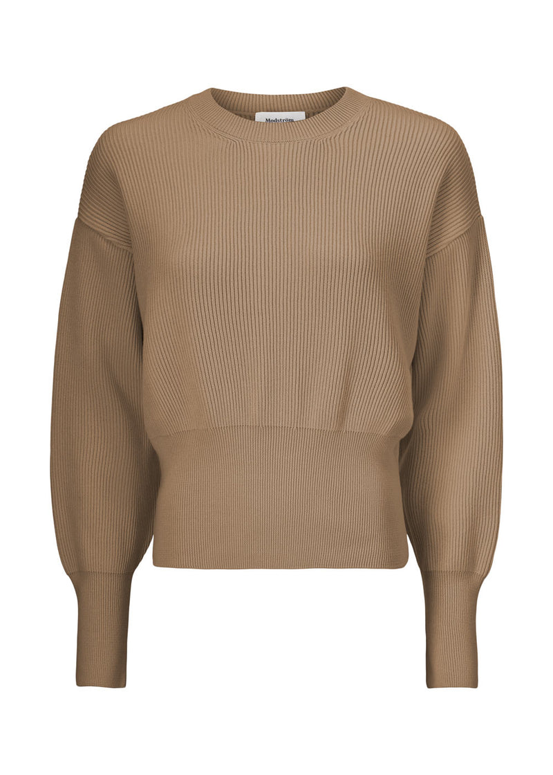 Lydia o-neck - Camel Dust