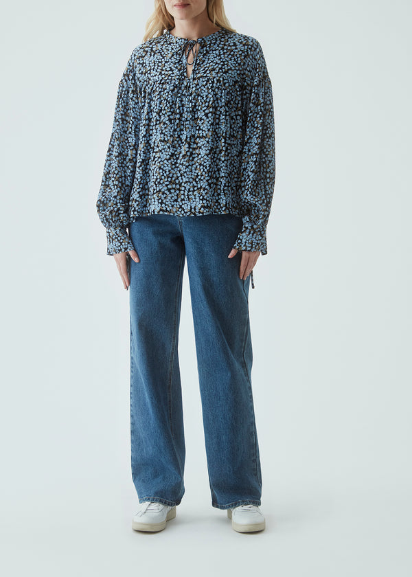Menna print top - Forest Fleur