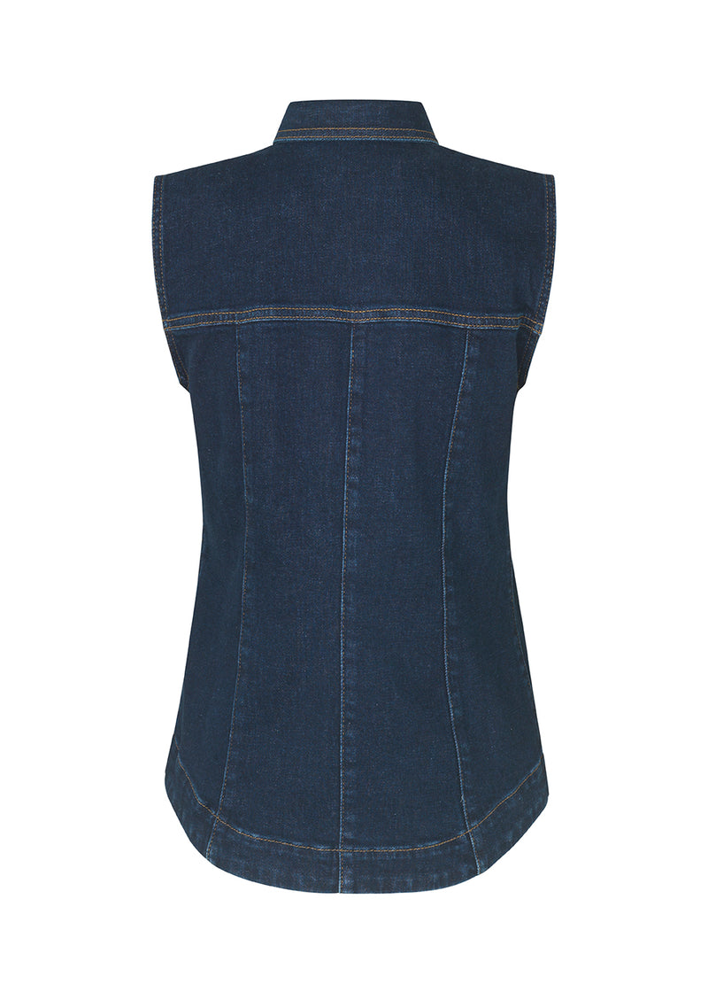 OttoMD vest - Dark Blue Wash