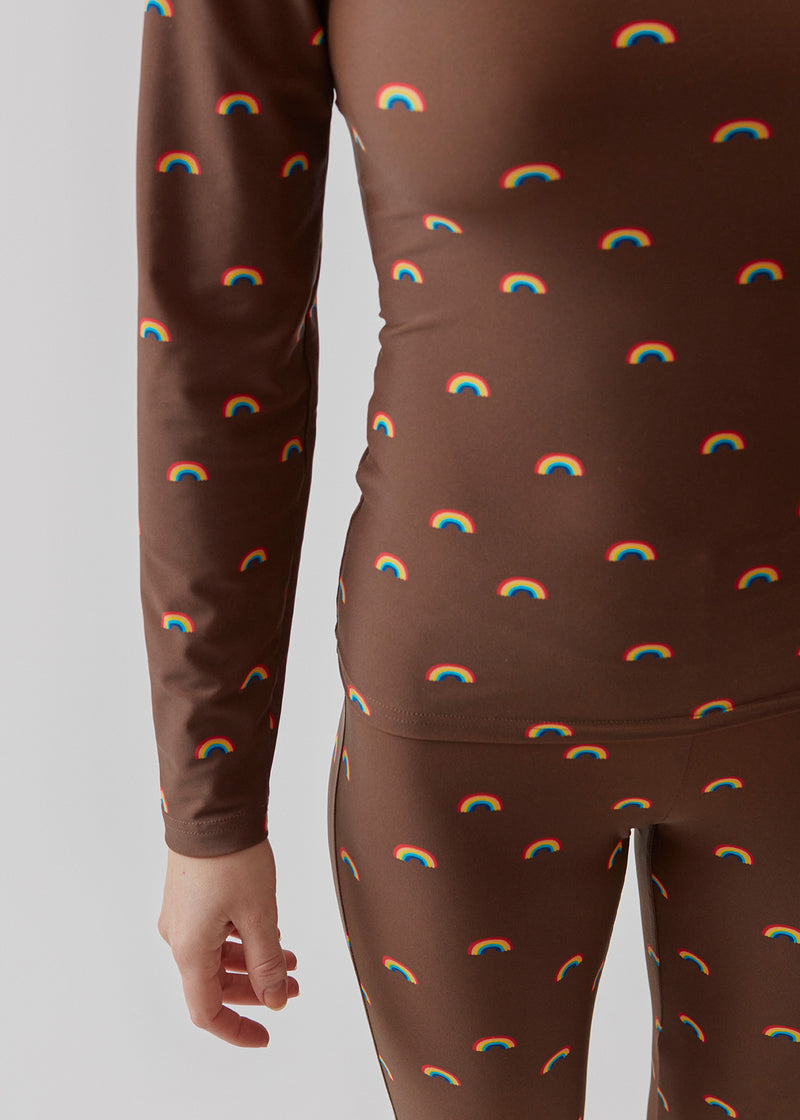 PernilleMD print tights with all-over rainbow print in a stretchy material and tight fit with fabric-covered elastic at the waist.  Complete the look and buy the matching shirt: PernilleMD print LS top, in the same color and print. 