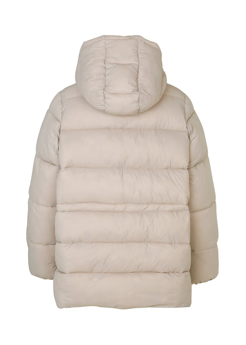 Puffer jacket with an oversized silhouette and adjustable drawstring waist. StellaMD jacket is designed with a high-standing collar, hood, two-way zipper and paspel pockets.