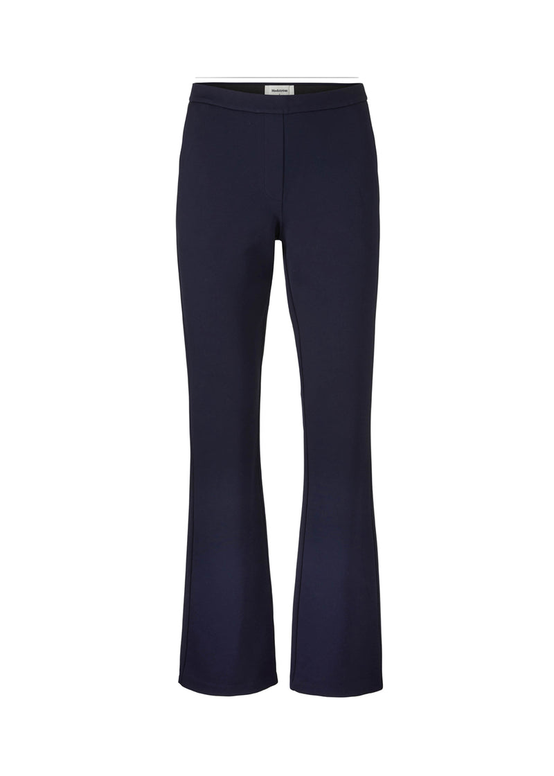 Nice pants with flared legs and front pockets. The stretchy material and elastic waist creates the perfect fit. Tanny Flare Pants in Navy sky is a must-have style in your wardrobe. 