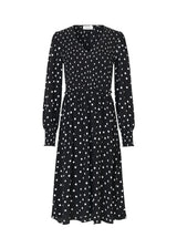 Tomme print dress - Bold Dot Black