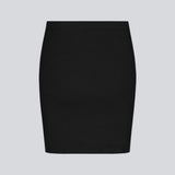 Nice and short basic skirt from Modström. Tutti skirt in Black has a slim fit and a must-have basic style in your waredrobe.