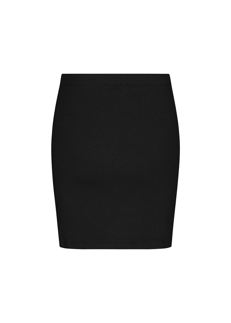 Nice and short basic skirt from Modström. Tutti skirt in Black has a slim fit and a must-have basic style in your waredrobe.